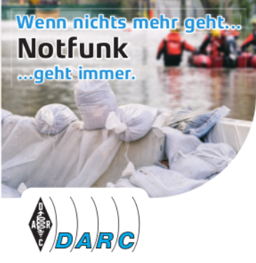 Notfunk-Flyer für Mitglieder